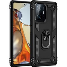 Kny Xiaomi Mi 11T Pro Kılıf Ultra Korumalı Yüzüklü Standlı Manyetik Vega Kapak
