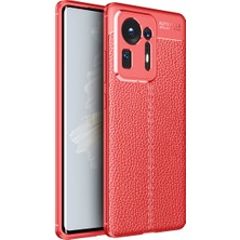 Kny Xiaomi Mi Mix 4 Kılıf Deri Desenli Lux Niss Silikon