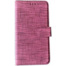 Kny General Mobile Gm5 Plus Kılıf Kumaş Desenli Cüzdanlı Standlı Kapaklı Kılıf