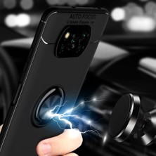 Kny Xiaomi Pocophone X3 Nfc Kılıf Yüzüklü Manyetik Ravel Silikon