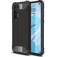 Kny Huawei P40 Kılıf Çift Katmanlı Armour Case