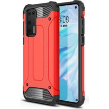 Kny Huawei P40 Kılıf Çift Katmanlı Armour Case