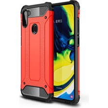 Kny Samsung Galaxy A11 Kılıf Çift Katmanlı Armour Case