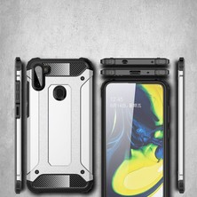 Kny Samsung Galaxy A11 Kılıf Çift Katmanlı Armour Case