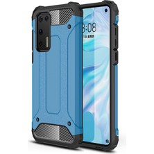 Kny Huawei P40 Kılıf Çift Katmanlı Armour Case