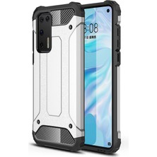 Kny Huawei P40 Kılıf Çift Katmanlı Armour Case