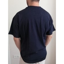 Zarento Lacivert Unisex Basic Tshirt