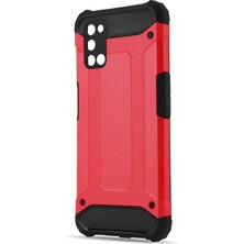 Kny Oppo A92 Kılıf Çift Katmanlı Armour Case