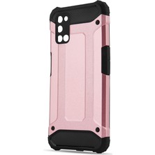 Kny Oppo A92 Kılıf Çift Katmanlı Armour Case