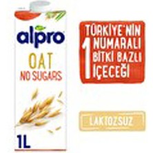 Alpro Şekersiz Yulaf Sütü 1 Lt