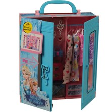 Frozen Barbie Beauty Sonsuz Gardrop Oyuncak 30 Parça Aksesuarlı - Tuka