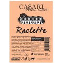 Casari Tam Yağlı Raclette Peyniri 200 gr