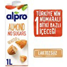 Alpro Şekersiz Badem Sütü 1 Lt