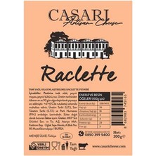 Casari Tam Yağlı Raclette Peyniri 200 gr