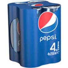 Pepsi Cola Kutu 4X250 ml
