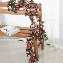 Shenzhen Xin Xin 250CM Yapay Gül Dekoratif Çiçek - Kırmızı (Yurt Dışından)