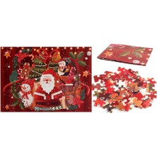 Jurnish 1000PCS Noel Hediye Bulmaca Ev Için Mutlu Noel Dekorasyonları