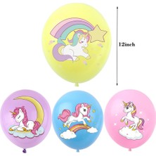 Ybltd Unicorn Balonlar Parti Malzemeleri Lateks Balon 24 Adet (Yurt Dışından)