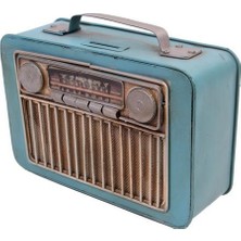 XMARKETTR Dekoratif Metal Radyo Kumbaralı Hediyelik