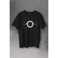 Kendim Seçtim Kara Delik Uzay Zaman Galaksi Karadelik Baskılı Tişört  T-Shirt