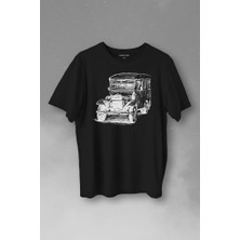 Kendim Seçtim Old Bus Eski Yaşlı Nostalji Otobüs Baskılı Tişört  T-Shirt