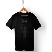 Kendim Seçtim Mınecraft Enderman Ender Man Erkek Tişört