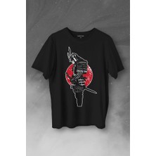 Kendim Seçtim Helmet Kask Spartan Samuray Savaşçı Kılıç Baskılı Tişört  T-Shirt
