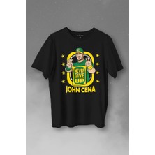 Kendim Seçtim John Cena Wwe Logo Never Give Up Amerikan Güreşi Baskılı Tişört  T-Shirt