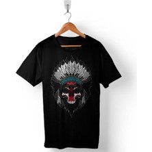 Kendim Seçtim Calavera Indıa Hindistan Kuru Kafa Skull Erkek Tişört