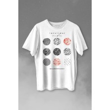 Kendim Seçtim Twenty One Pilots Logo Stressed Baskılı Tişört  T-Shirt Beyaz
