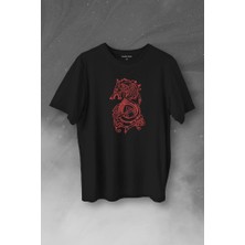 Kendim Seçtim Viking Fenrır Wolf Vıkıngs Kurt Kafa Street Urban Baskılı Tişört  T-Shirt