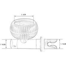 Adaptörlü Schaluchboot Hava Basınç Manometresi(Yurt Dışından)