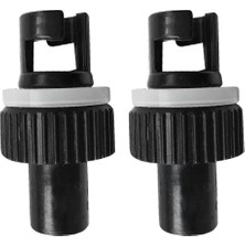 2 Pcs Naylon Şişirilebilir Tekne Kayak Ayak Hava Pompası Hortum Valfi