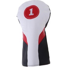 Sports Golf Club Headcover 460CC Sürücü. 1 3 (Beyaz 1+Beyaz)