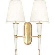 Modi Lighting 2'li Konik Şapkalı Beyaz Modern Aplik  MOD-AP-4403-2BY