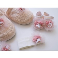 Puppis Baby Güllü Anne ve Kız Bebek Lohusa Seti