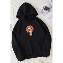 Trendypassion Shinobi Kedi Baskılı Sweatshirt