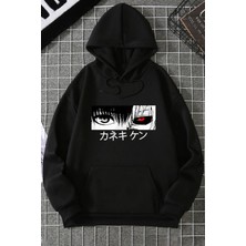 Trendypassion Ken Kaneki Baskılı Kapüşonlu Sweatshirt