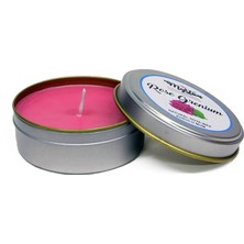 My Home Hediyelik Mum Kokulu Tenekede Rose Grenium Soya Wax