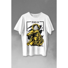 Kendim Seçtim One Piece Anime Dizi Japonca Japanese Wear Baskılı Tişört  T-Shirt