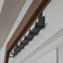 Risingmaber Metal Mat Siyah Amerikan Kapı Arkası Askılık Organizer Askılık ve Banyo Kapı Arkası Askılık