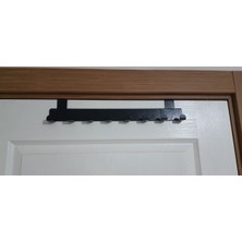 Risingmaber Metal Mat Siyah Amerikan Kapı Arkası Askılık Organizer Askılık ve Banyo Kapı Arkası Askılık