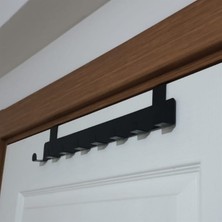 Risingmaber Metal Mat Siyah Amerikan Kapı Arkası Askılık Organizer Askılık ve Banyo Kapı Arkası Askılık