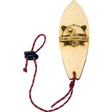 Turk Longboard Parmak Sörf Seti - Finger Surfboard Turk Longboard Logo - Zımpara Hediyeli