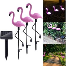 SLD Güneş Bahçe Işıkları Açık, Toifucos 3 Adet / Takım Flamingo Güneş Işıkları Bahçe Pembe Flamingo Güneş Bahçesi Işıkları Su Geçirmez LED Işık Çim Lamba (Yurt Dışından)