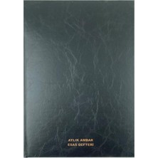 Ambar Giren Çıkan Defteri Aylık Suni Deri Ciltli