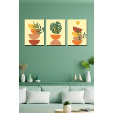 Hyl 3 Parça Bohem Tarzı Sanatsal Tablo Seti