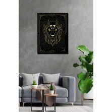 Hyl Gold Serisi Aslan Yüzü Tablo