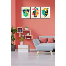 Hyl 3 Parça Afrika Suliet Tablo Seti