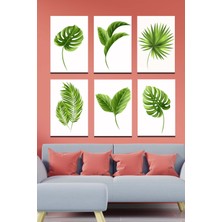 Hyl 6 Parça Tropical Tablo Seti Dijital Baskı